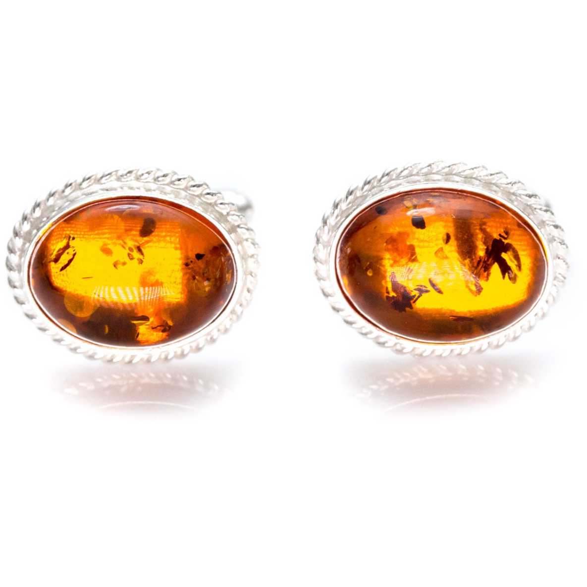 Quintessence Statement Amber Cufflinks Spirit Journeys