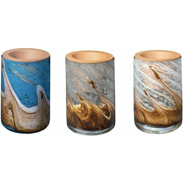 Hand Blown Art Glass Self Watering Planter - Spirit Journeys