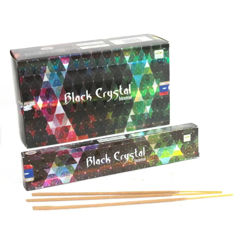 Satya Black Crystal Incense - 15gram Unbranded