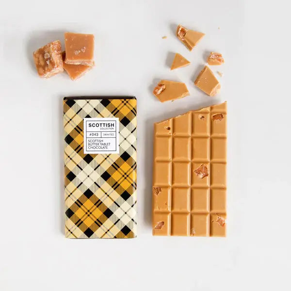 Scottish Tablet Chocolate Bar, 100g Spirit Journeys