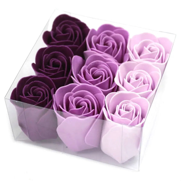 Set of 9 Soap Flower - Lavender Roses Ancient Wisdom