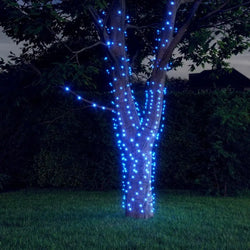 Solar Fairy Lights 5 pcs 5x200 LED Blue Indoor Outdoor vidaXL
