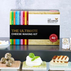 The Ultimate Cheese Making Kit.  10 cheese varieties! The perfect unique, eco friendly foodie gift! The Big Cheese Making Kit