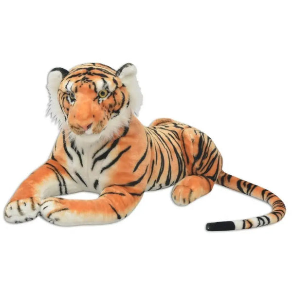Tiger Toy Plush Brown or White XXL vidaXL