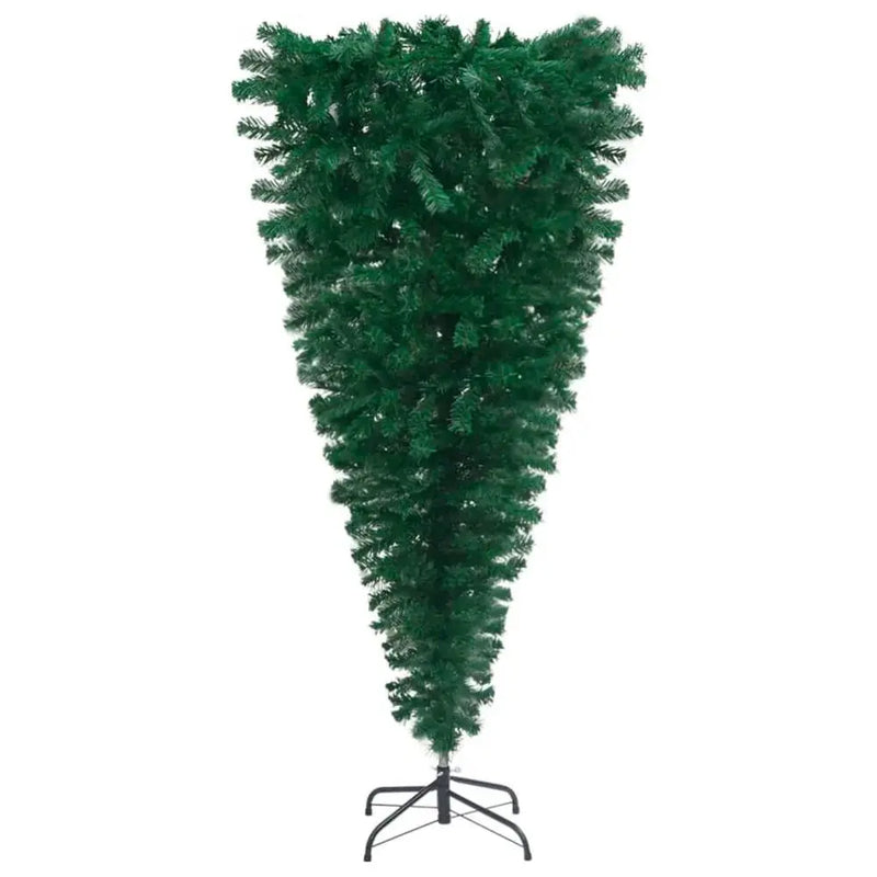 Upside-down Artificial Christmas Tree with LEDs&Ball Set 120 cm vidaXL