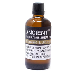 Warm & Uplifting Massage Oil - 100ml Ancient Wisdom
