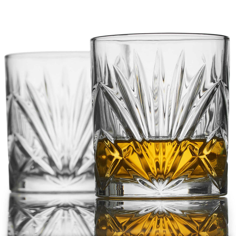 Whiskey Chilling Stones Gift Set With 2 Palm Crystal Glasses Spirit Journeys
