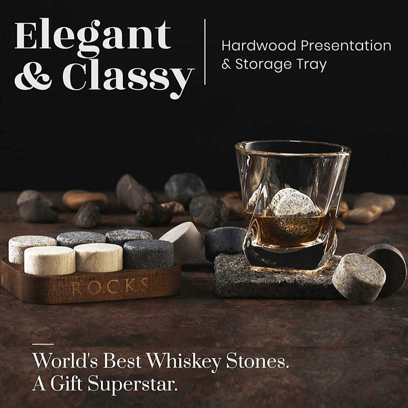 Whiskey Stones & Kentucky Bourbon Barrel Aged Coffee Tasting Gift Set Spirit Journeys