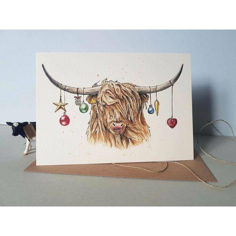 Highland Cow Greeting Card - Spirit Journeys