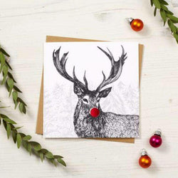 Noble Stag Christmas Card - Spirit Journeys