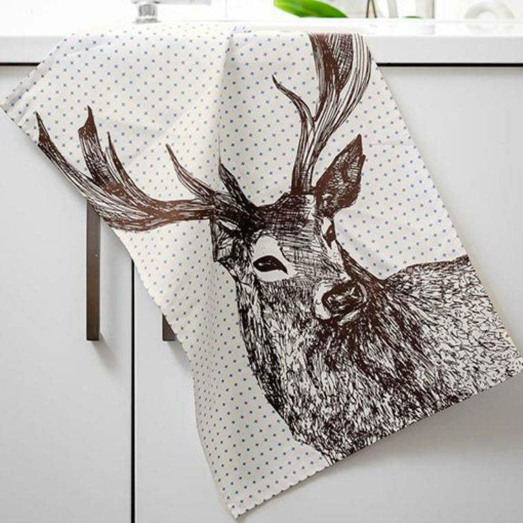 Noble Stag Tea Towel - Spirit Journeys