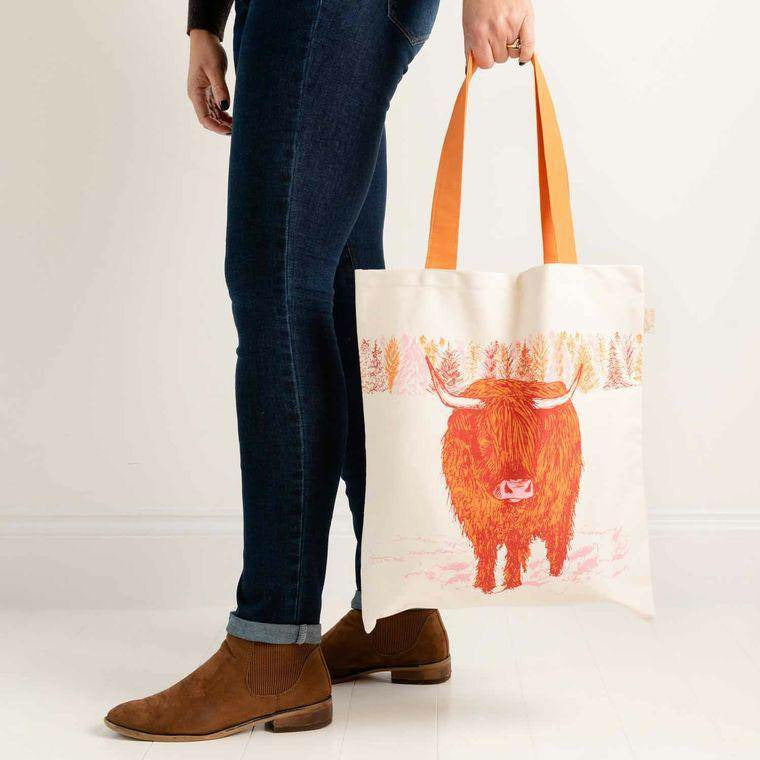 Trusty Highland Cow Tote Bag - Spirit Journeys