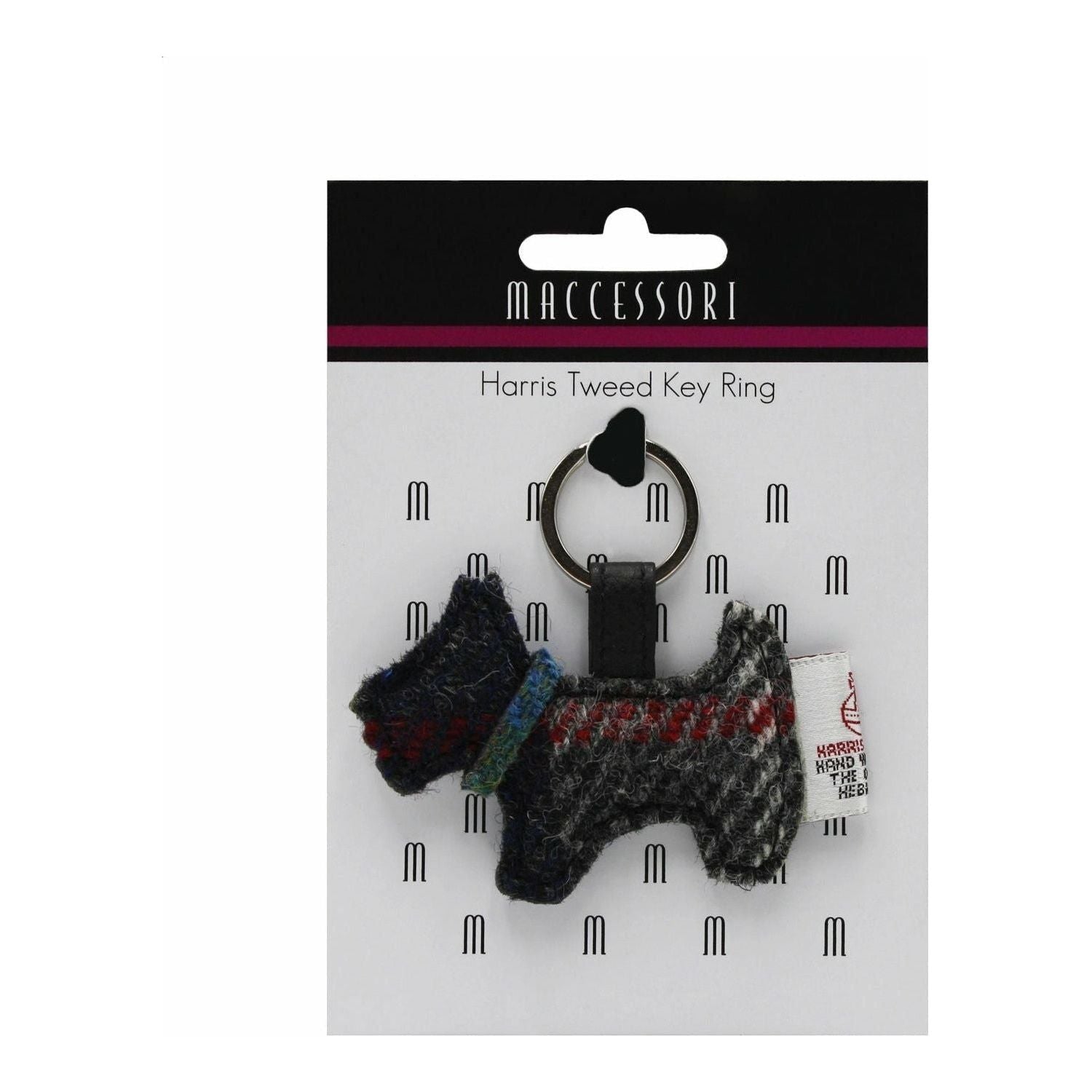 Harris Tweed Dog Key Ring - Spirit Journeys