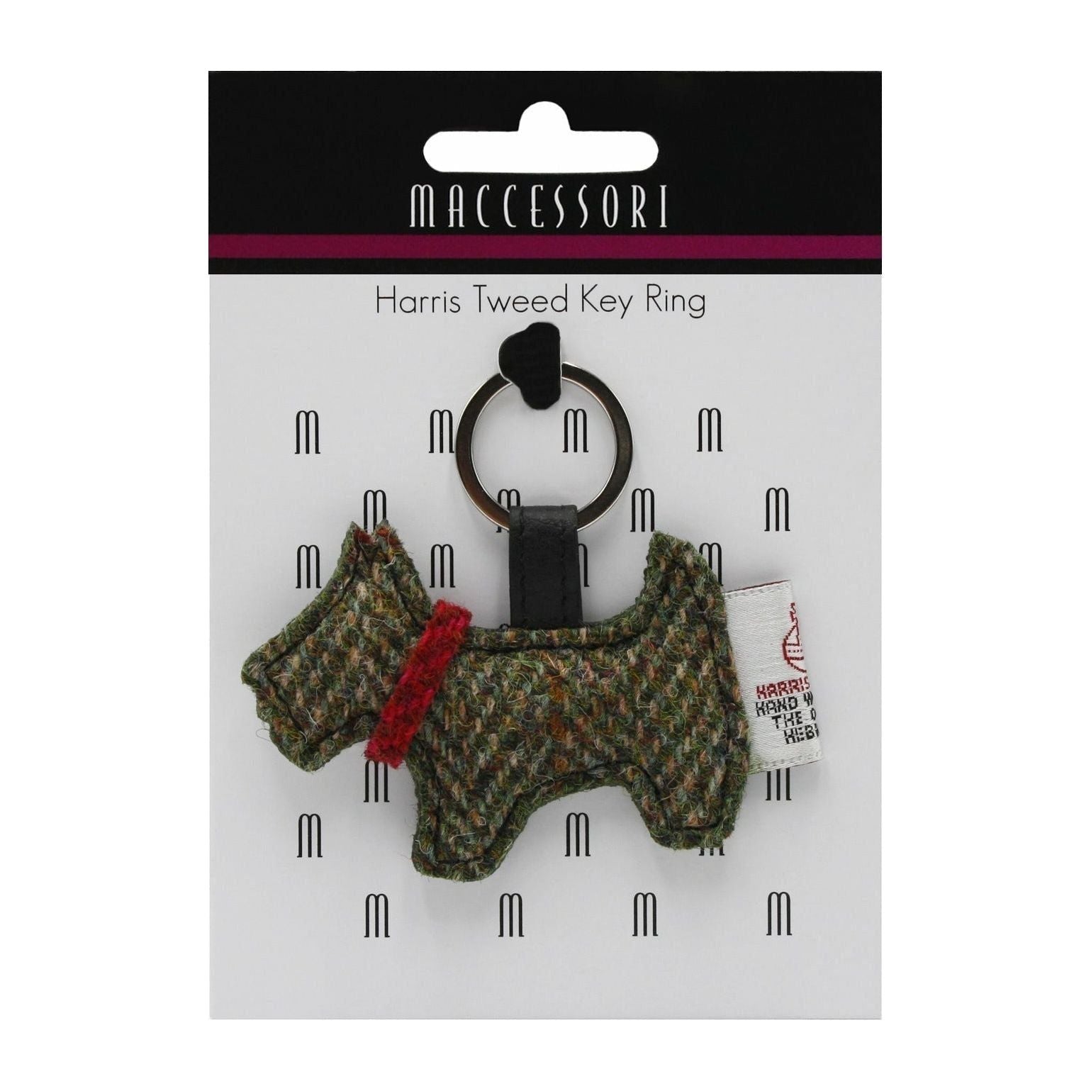 Harris Tweed Dog Key Ring - Spirit Journeys