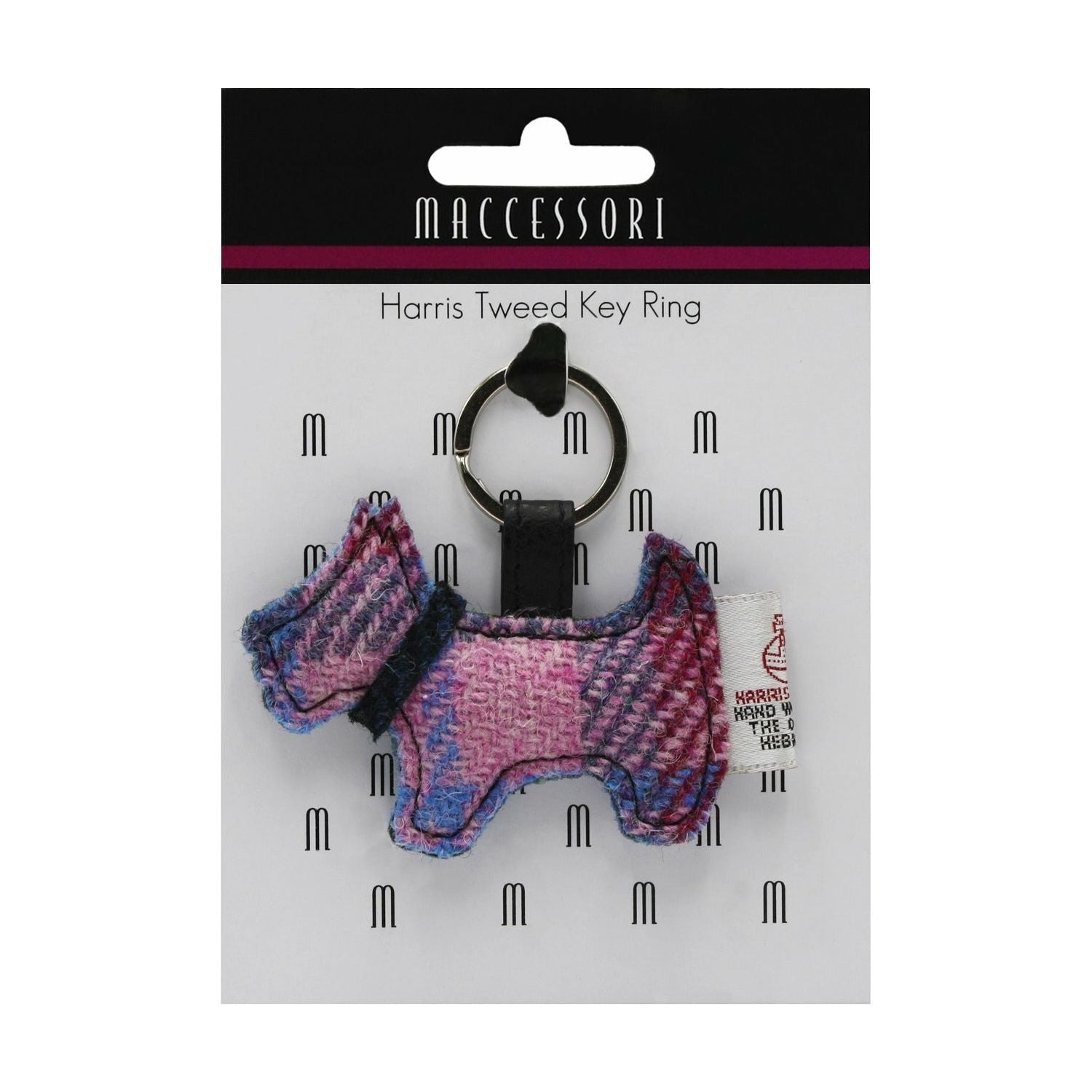 Harris Tweed Dog Key Ring - Spirit Journeys