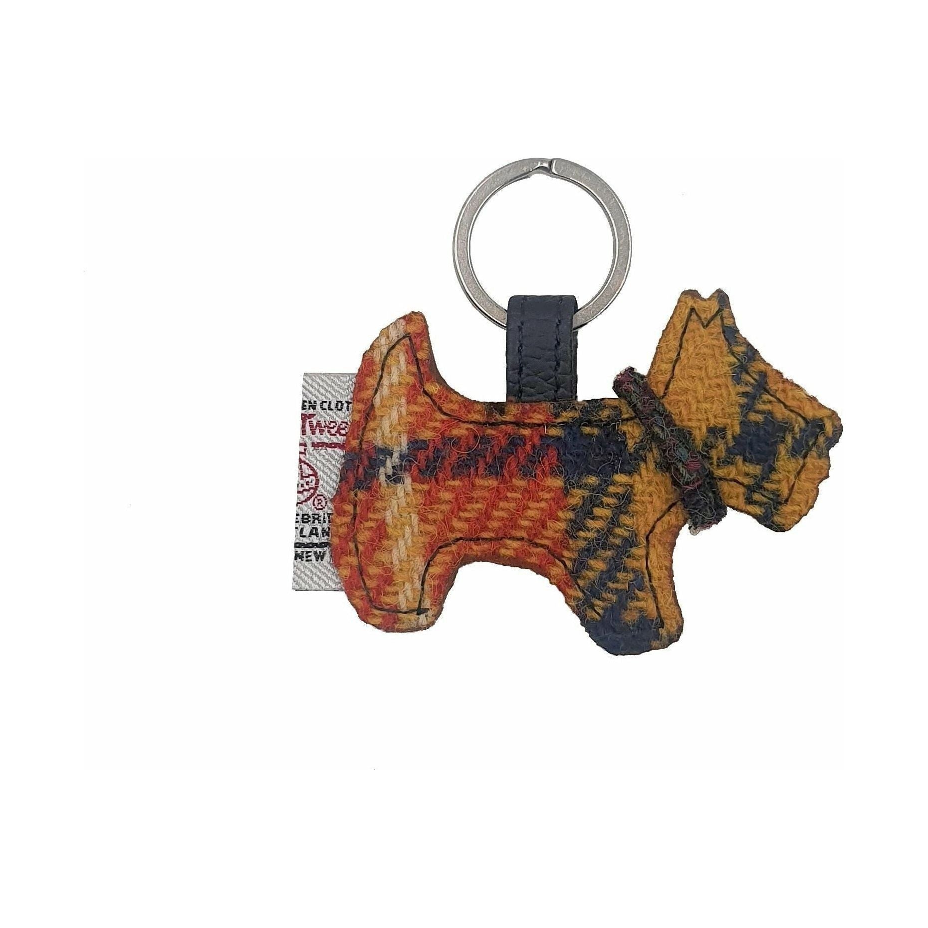 Harris Tweed Dog Key Ring - Spirit Journeys