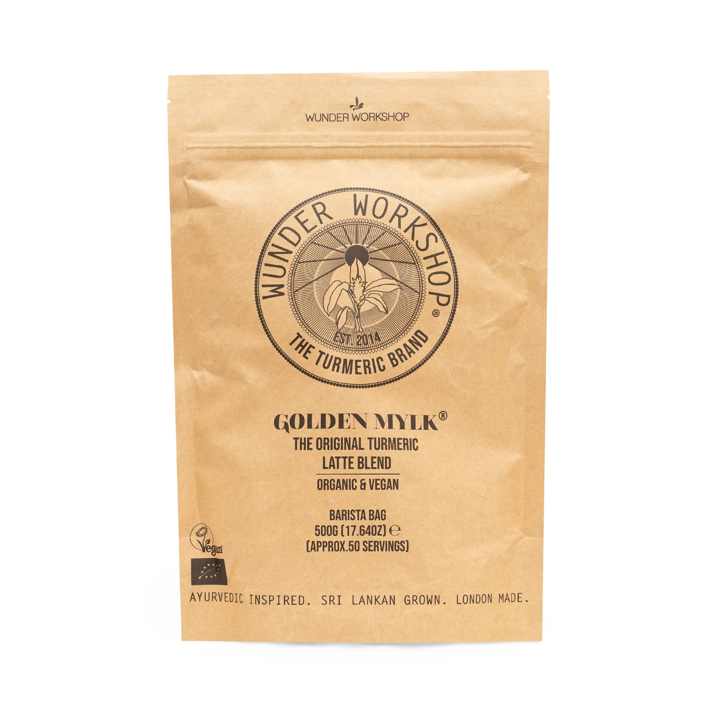 Golden Mylk Barista - turmeric latte mix (500g - Spirit Journeys