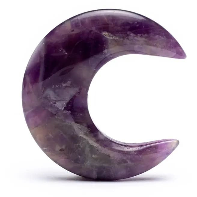 Moonshaped gemstone amethyst - Spirit Journeys