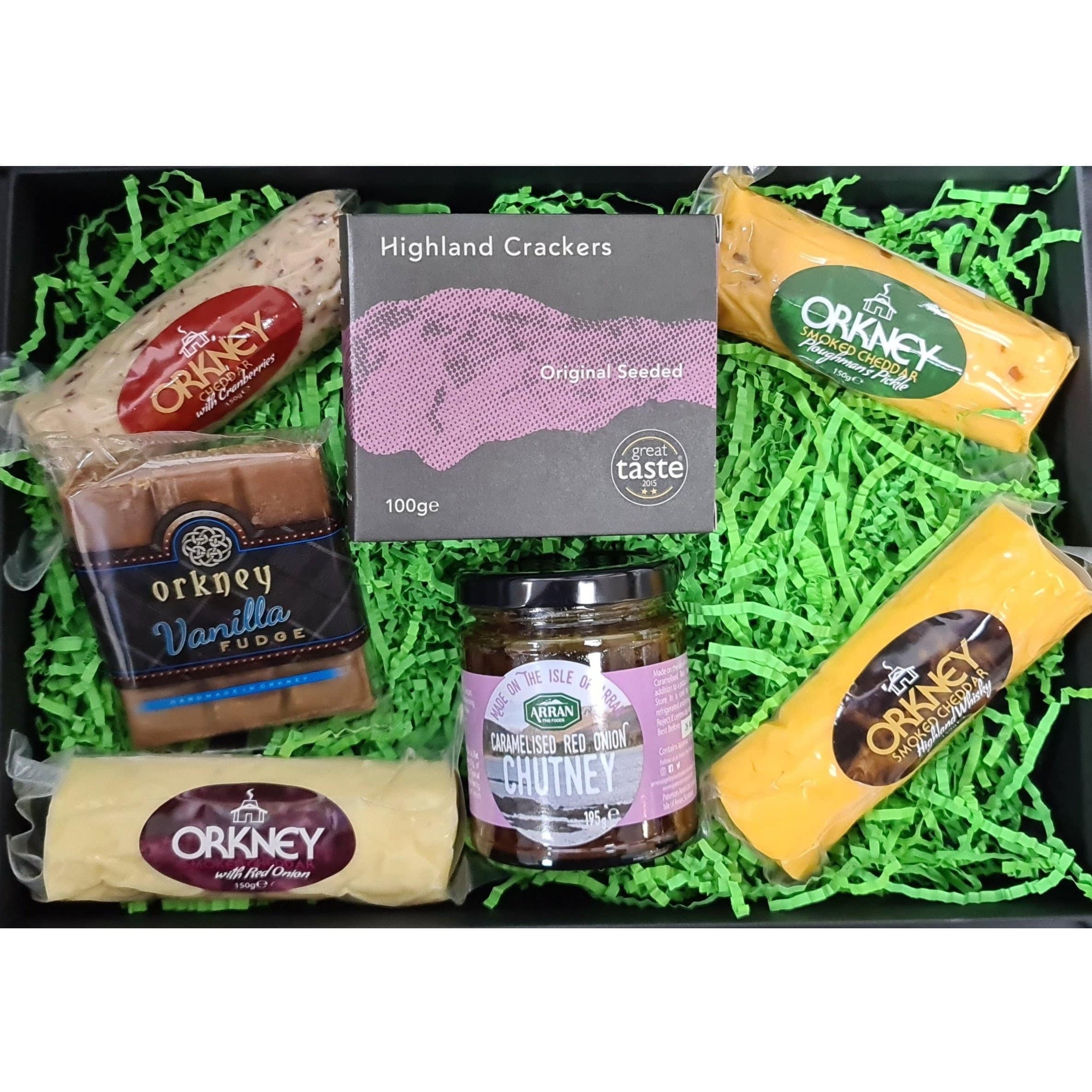 Scottish Cheese Hamper - Taste of Orkney Cheddar - Spirit Journeys