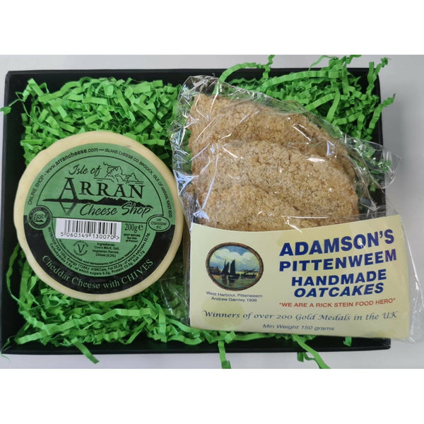 Handmade Oatcakes and Isle of Arran Cheese Gift Hamper - Spirit Journeys