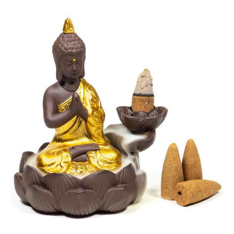 Buddha Backflow incence burner - Spirit Journeys