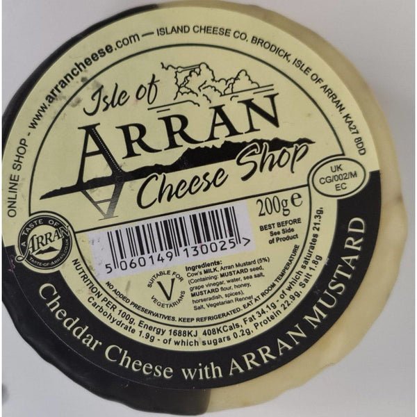 Isle of Arran Cheddar with Mustard Cheese - Spirit Journeys