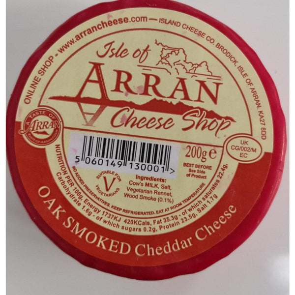 Isle of Arran Oak Smoked Cheddar Cheese - Spirit Journeys