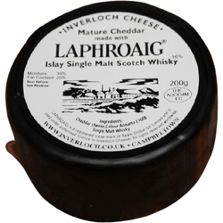 Isle of Kintyre Truckle Laphroaig Mature Cheddar Cheese - Spirit Journeys