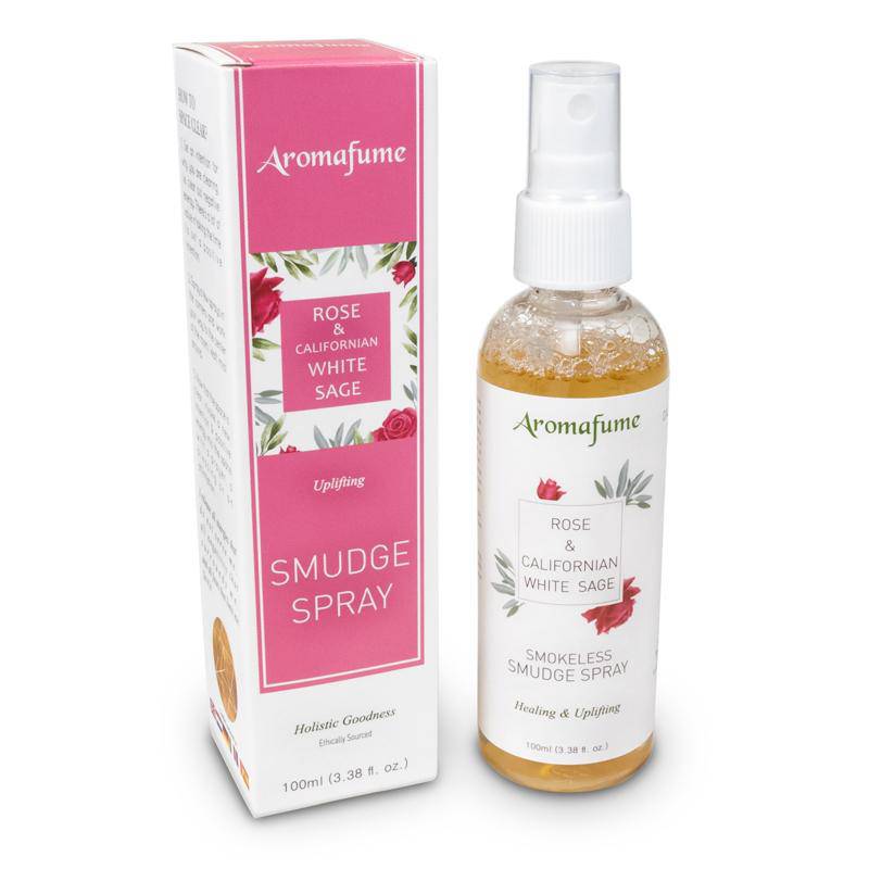 Natural smudge spray white sage & rose Aromafume - Spirit Journeys