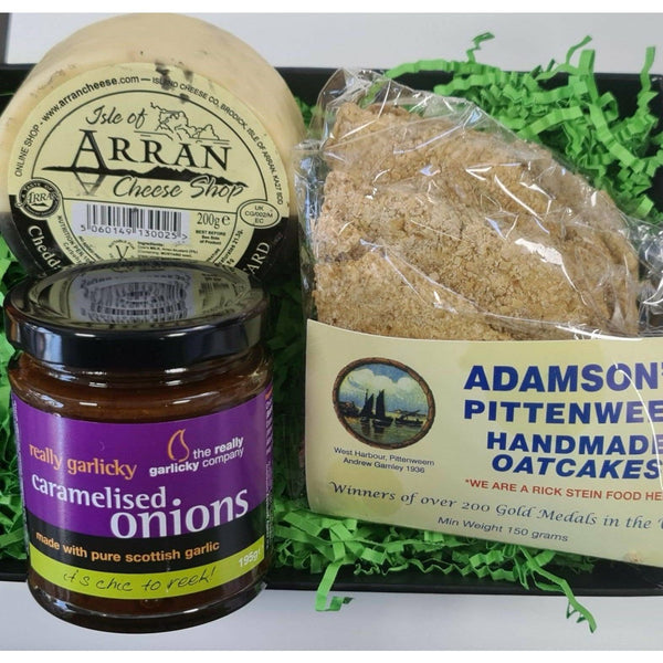 Scottish Cheese, Oatcake and Carmalised Onion Hamper - Spirit Journeys