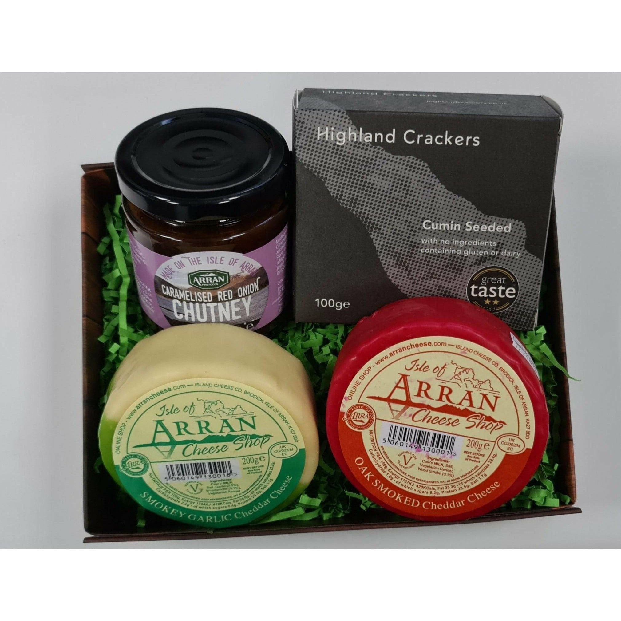 A Taste of Arran Small Cheese Hamper - Spirit Journeys