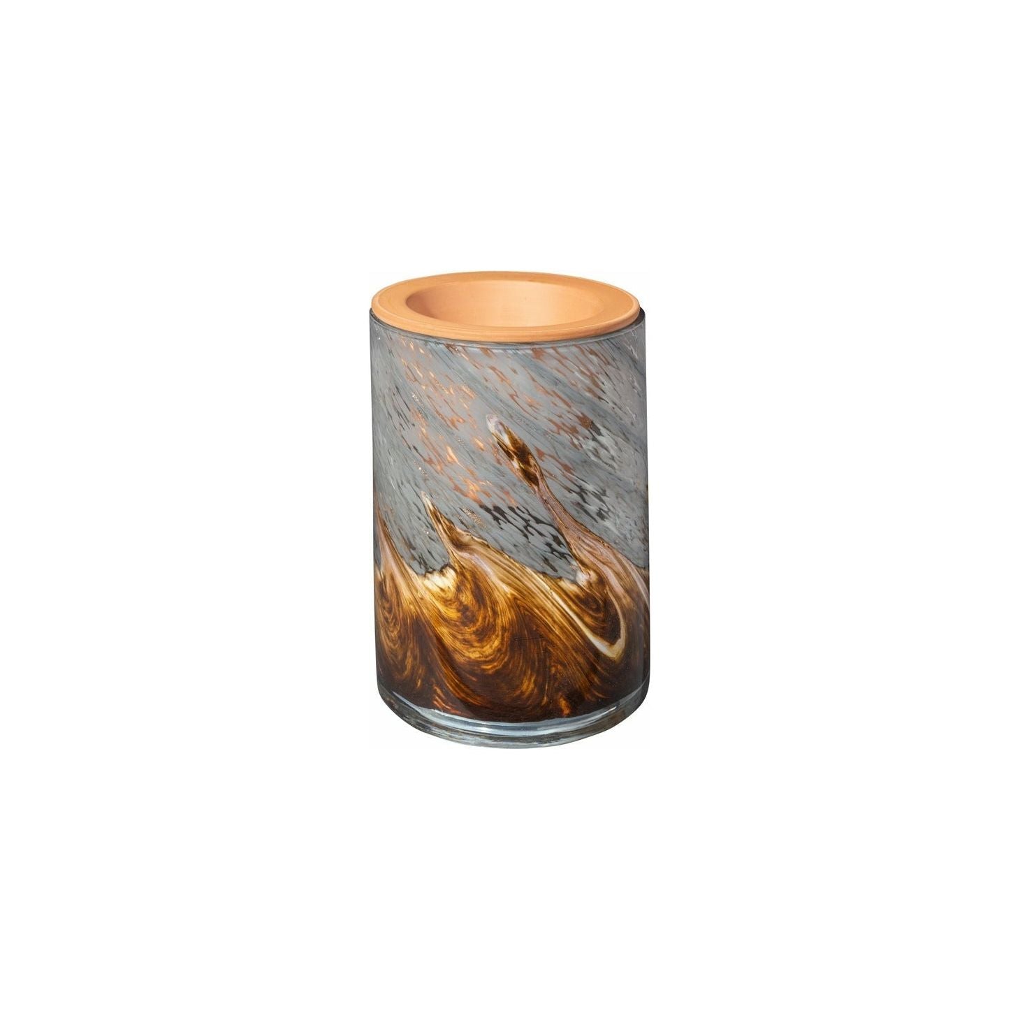 Hand Blown Art Glass Self Watering Planter - Spirit Journeys