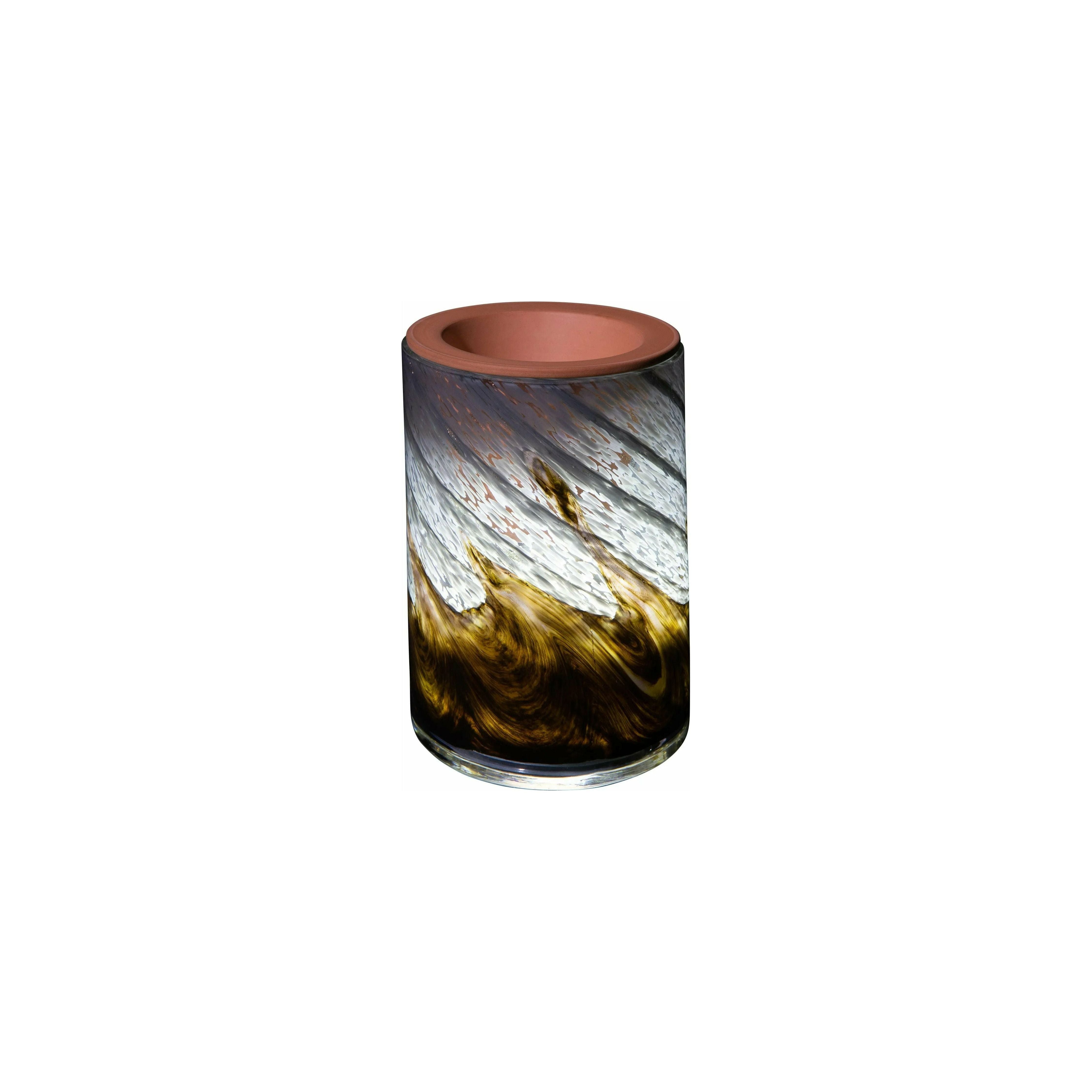 Hand Blown Art Glass Self Watering Planter - Spirit Journeys